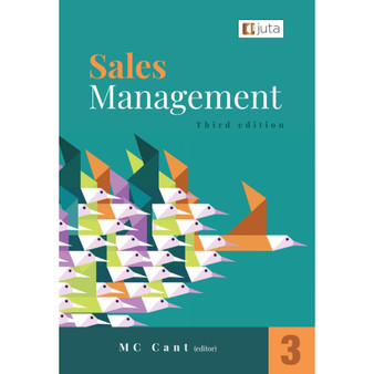 Sales Management (3rd edition) - ISBN 9781485132769