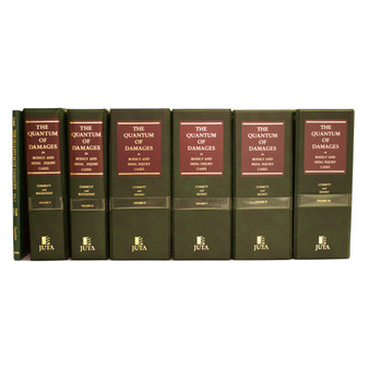 Quantum of Damages Vol 1 Hardcase book (4th edition) - ISBN 9780702133916