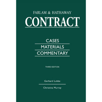 Contract: Cases, Materials and Commentary (3rd edition) - ISBN 9780702121739