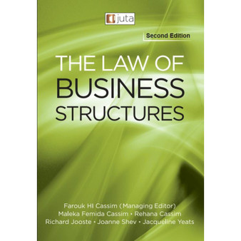 The Law of Business Structures (2nd edition) - ISBN 9781485138600