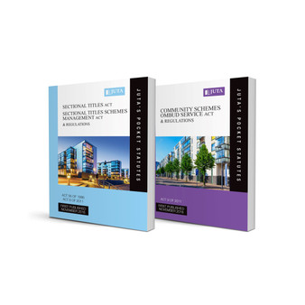 Sectional Titles Act 95 of 1986; Sectional Titles Schemes Management Act 8 of 2011 & Regulations AND Community Schemes Ombud Service Act 9 of 2011 & Regulations (Combo) - ISBN 9781485119432