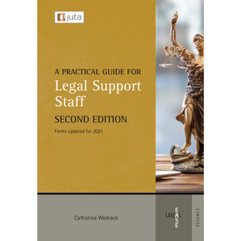 A Practical Guide for Legal Support Staff (2nd edition) - ISBN 9781485138419
