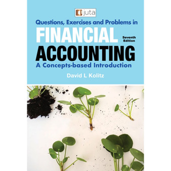 DIGITAL - Questions, Exercises and Problems in Financial Accounting: A Concepts-based Introduction (7th edition) (WebPDF) - ISBN 9781485132967
