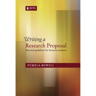 DIGITAL - Writing a Research Proposal (ePub) - ISBN 9781485161813