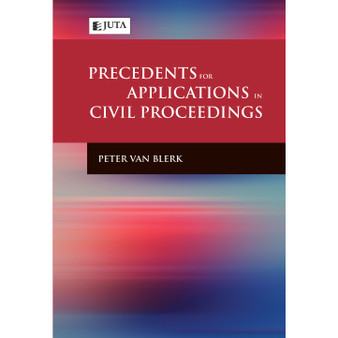 DIGITAL - Precedents for Applications in Civil Proceedings (eBook) - ISBN 9781485139072