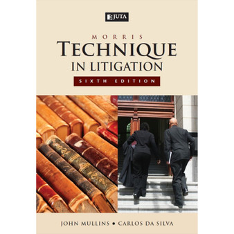 DIGITAL - Morris: Technique in Litigation (6th edition) (eBook) - ISBN 9780702199547