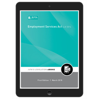 DIGITAL - Employment Services Act 4 of 2014 (eBook) - ISBN 9781485127031