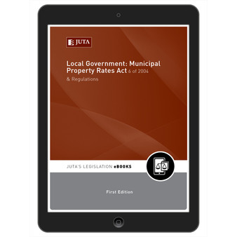 DIGITAL - Municipal Property Rates Act 6 of 2004 & Regulations (eBook) - ISBN 9781485127734