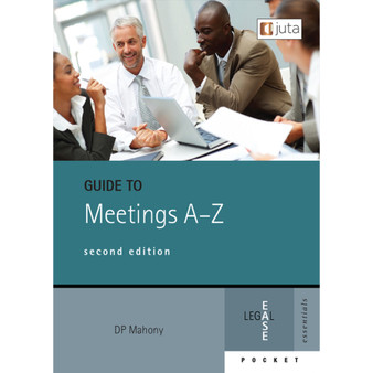 DIGITAL - Guide to Meetings A-Z (2nd edition) (eBook) - ISBN 9781485150015