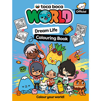 Toca Boca Dream Life Colouring Book: the official colouring book for fans of the popular iPad app for kids. Perfect for children aged 6 and up. NEW for Summer 2026! - ISBN 9780008786458