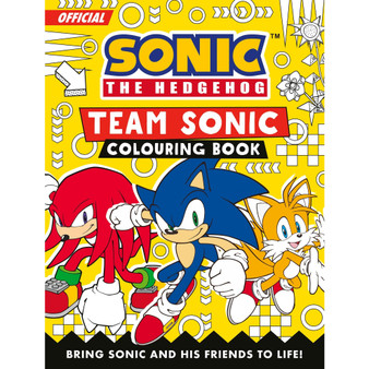 Sonic the Hedgehog Team Sonic Colouring Book: New official creative colouring book for fans of the Sonic games, films and TV shows! - ISBN 9780008804114