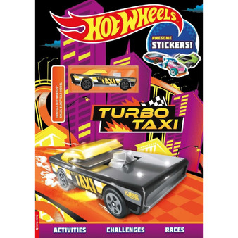 Hot Wheels™: Turbo Taxi Sticker Activity Book (Toy Car Included) - ISBN 9781837252183