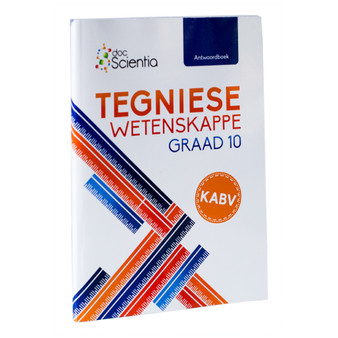 Doc Scientia Graad 10 Tegniese Wetenskappe Antwoordboek - ISBN 9781776283019