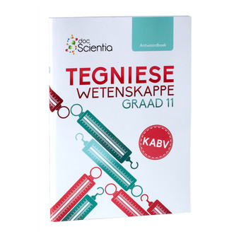 Doc Scientia Graad 11 Tegniese Wetenskappe Antwoordboek - ISBN 9781776283118