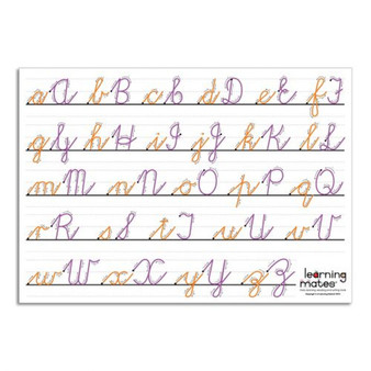 Upper and Lower Cursive Writing Chart - ISBN 9780639859835