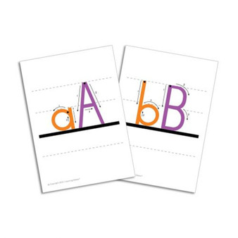 Upper and lower print writing cards - ISBN 9780639859842