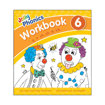 Jolly Phonics Workbook 6: In Precursive Letters (British English edition) - ISBN 9781844146567