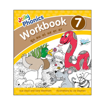 Jolly Phonics Workbook 7: In Precursive Letters (British English edition) - ISBN 9781844146574