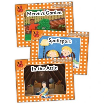 Jolly Phonics Orange Level Readers Set 7: In Precursive Letters (British English edition) - ISBN 9781844145805