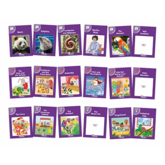 Jolly Phonics Readers, Complete Set, Purple Level (18 asstd) - ISBN 9781835822807