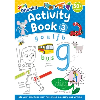 Jolly Phonics Activity Book 3: In Precursive Letters (British English edition) - ISBN 9781835823675