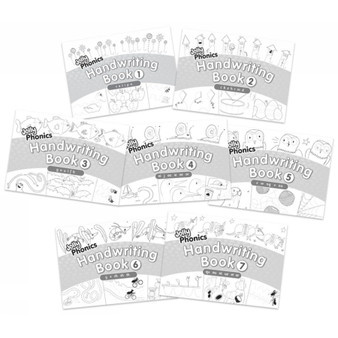 Jolly Phonics Handwriting Books Set of Books 1–7: In Precursive Letters (British English edition) - ISBN 9781844140381