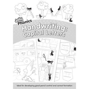 Jolly Phonics Capital Letter Handwriting Practice Book: In Precursive Letters (British English edition) - ISBN 9781835822753