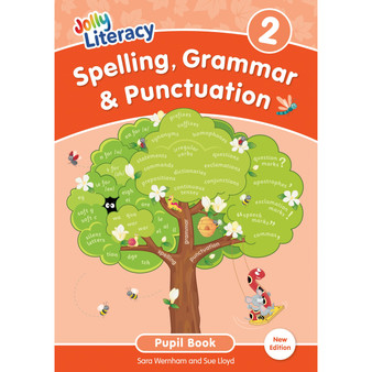 Jolly Literacy: Spelling, Grammar & Punctuation Pupil Book 2: In Precursive Letters (British English edition) - ISBN 9781835823903