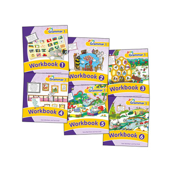 Grammar 1 Workbooks 1-6: In Precursive Letters (British English edition) - ISBN 9781844144631