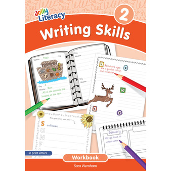 Jolly Literacy: Writing Skills, Workbook 2: In Print Letters (British English edition) - ISBN 9781835823859