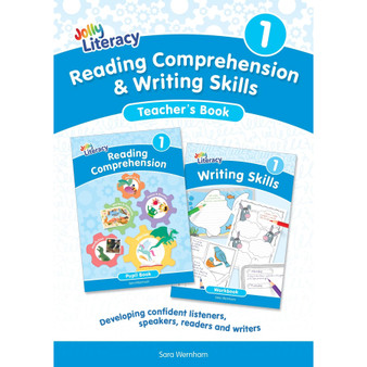 Jolly Literacy: Reading Comprehension & Writing Skills, Teacher's Book 1: In Precursive Letters (British English edition) - ISBN 9781835822661