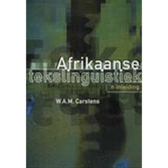 Afrikaanse Tekslinguistiek – 'n Inleiding - ISBN 9780627022760