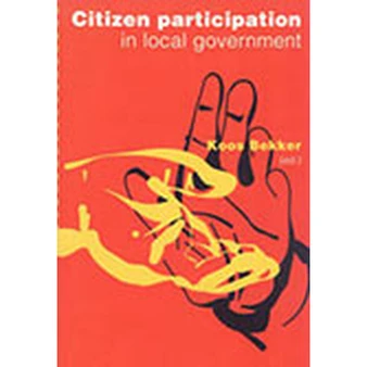 Citizen participation in local government - ISBN 9780627021848