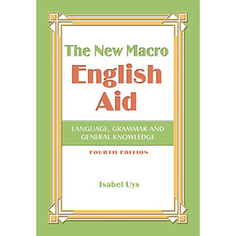 The New Macro English Aid (4th edition) - ISBN 9780627028274
