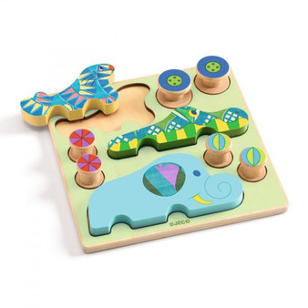 Djeco Puzz & Roll Bariolo - EAN 3070900010819
