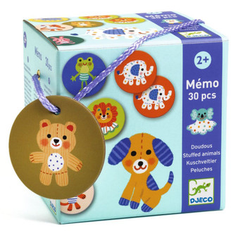 Djeco Memo Plush Animals - EAN 3070900082649