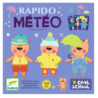 Djeco Rapido Meteo - Auditory Memory Game - EAN 3070900085275