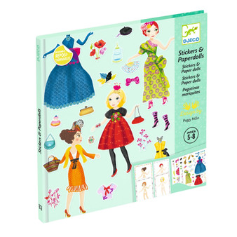 Djeco Paper Dolls "Massive Fashion" - EAN 3070900096912