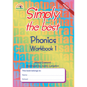 Simply the Best Phonics Workbook 1 (Print Script) - ISBN 9781920008857