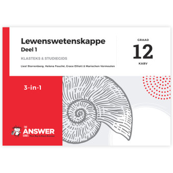The Answer Series Graad 12 Lewenswetenskappe 3-in-1 Deel 1 KABV Studiegids - ISBN 9781920568849