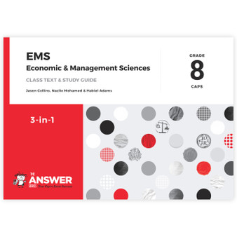 The Answer Series Grade 8 EMS 3-in-1 CAPS Study Guide & Template Book (Set) - ISBN 9781991261007