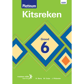 DIGITAL - Kitsreken Graad 6 Werkboek Interactive Epub (Perpetual Licence) - ISBN 9780636193987