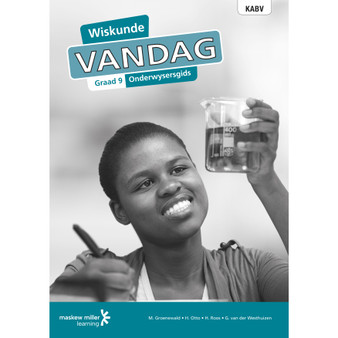 DIGITAL - Wiskunde Vandag Graad 9 Onderwysersgids Epdf (1-Year Licence) - ISBN 9780636188174