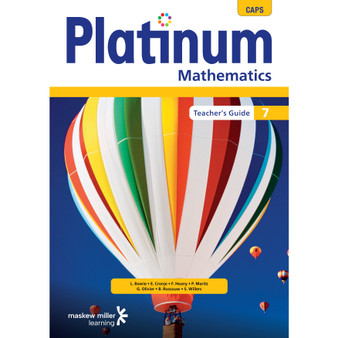 DIGITAL - Platinum Mathematics Grade 7 Teacher's Guide ePDF (1-year licence) - ISBN 9780636197374