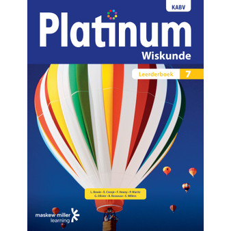 DIGITAL - Platinum Wiskunde Graad 7 Leerderboek Epdf (1-Year Licence) - ISBN 9780636175990