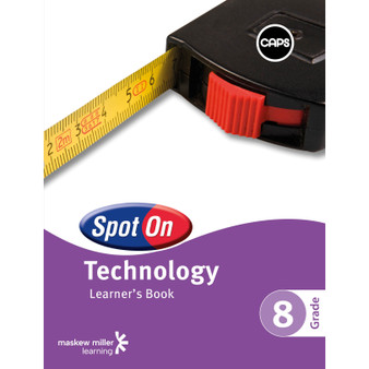 DIGITAL - Spot On Technology Grade 8 Learner's Book ePUB (1-year licence) - ISBN 9780796255211