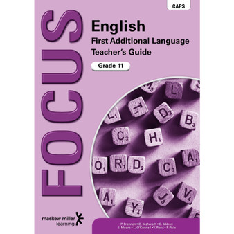 DIGITAL - Focus English First Additional Language Grade 11 Teacher's Guide ePDF (1-year licence) - ISBN 9780636178762