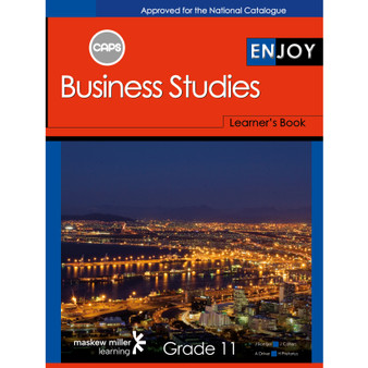 DIGITAL - Enjoy Business Studies Grade 11 Learner's Book ePDF (1-year licence) - ISBN 9780796253736