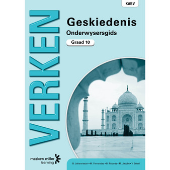DIGITAL - Verken Geskiedenis Graad 10 Onderwysersgids Epdf (1-Year Licence) - ISBN 9780636173880