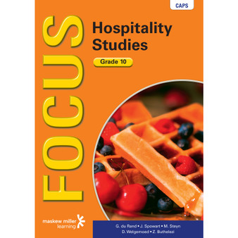 DIGITAL - Focus Hospitality Studies Grade 10 Learner's Book ePDF (1-year licence) - ISBN 9780636169654